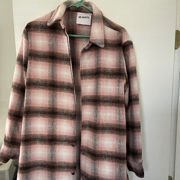 BB Dakota Plaid Shacket - Picture 1 of 2